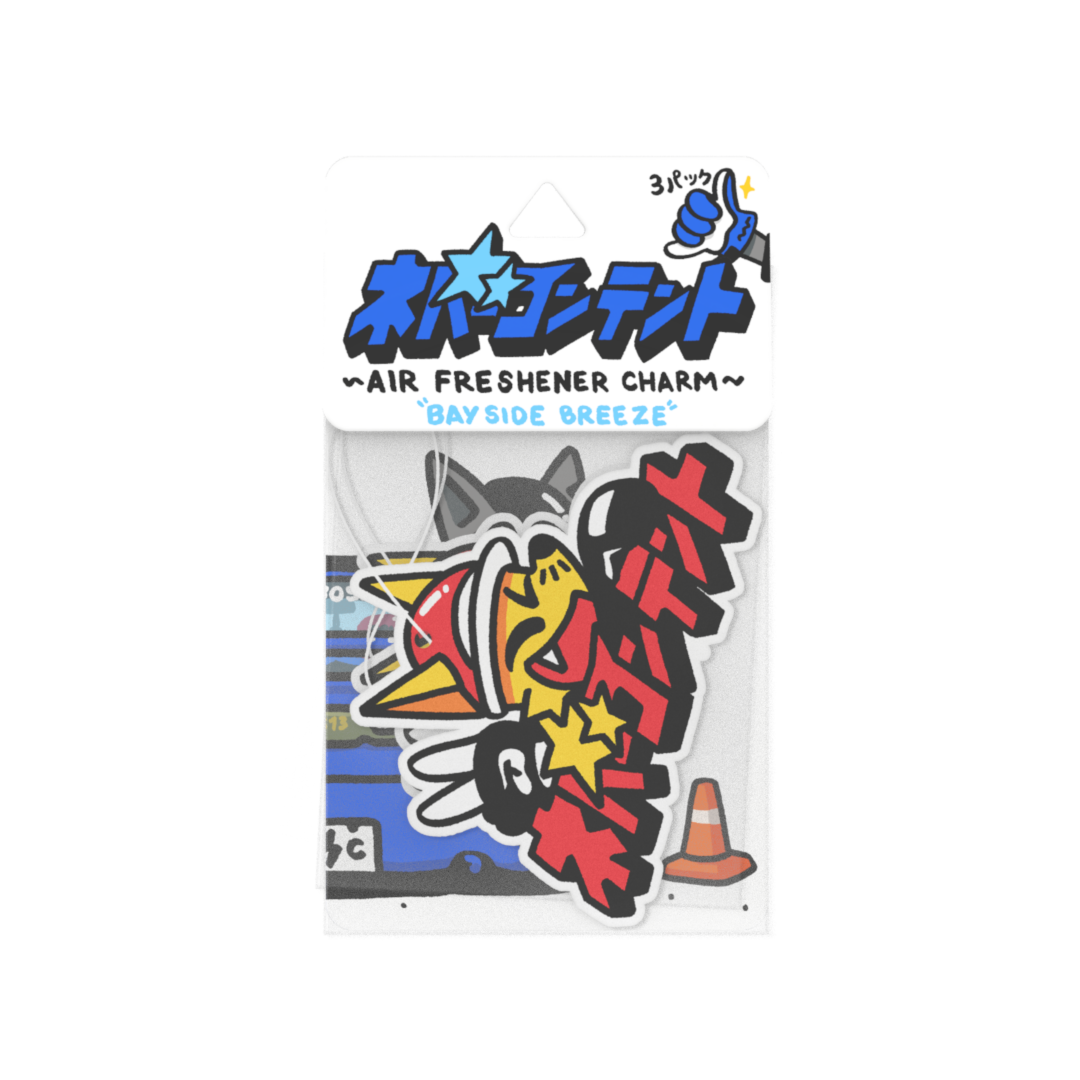 応援グッズ Faide NC Stars Kitsune - Air Freshener 3 Pack 'Bayside Breeze'