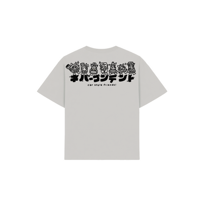 Shakotan Friends! - Faded Bone Shirt