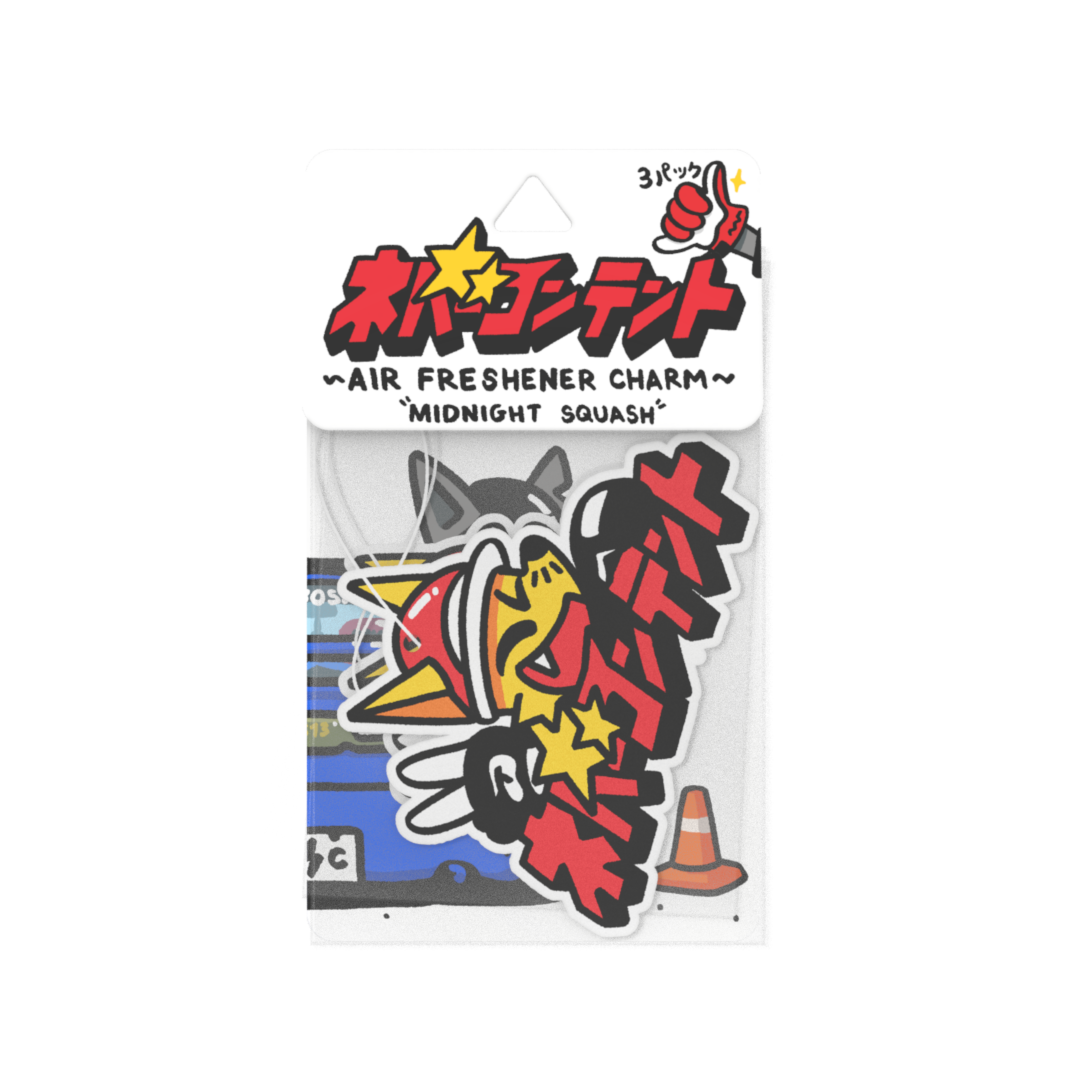 NC Stars Kitsune - Air Freshener 3 Pack 'Midnight Squash'