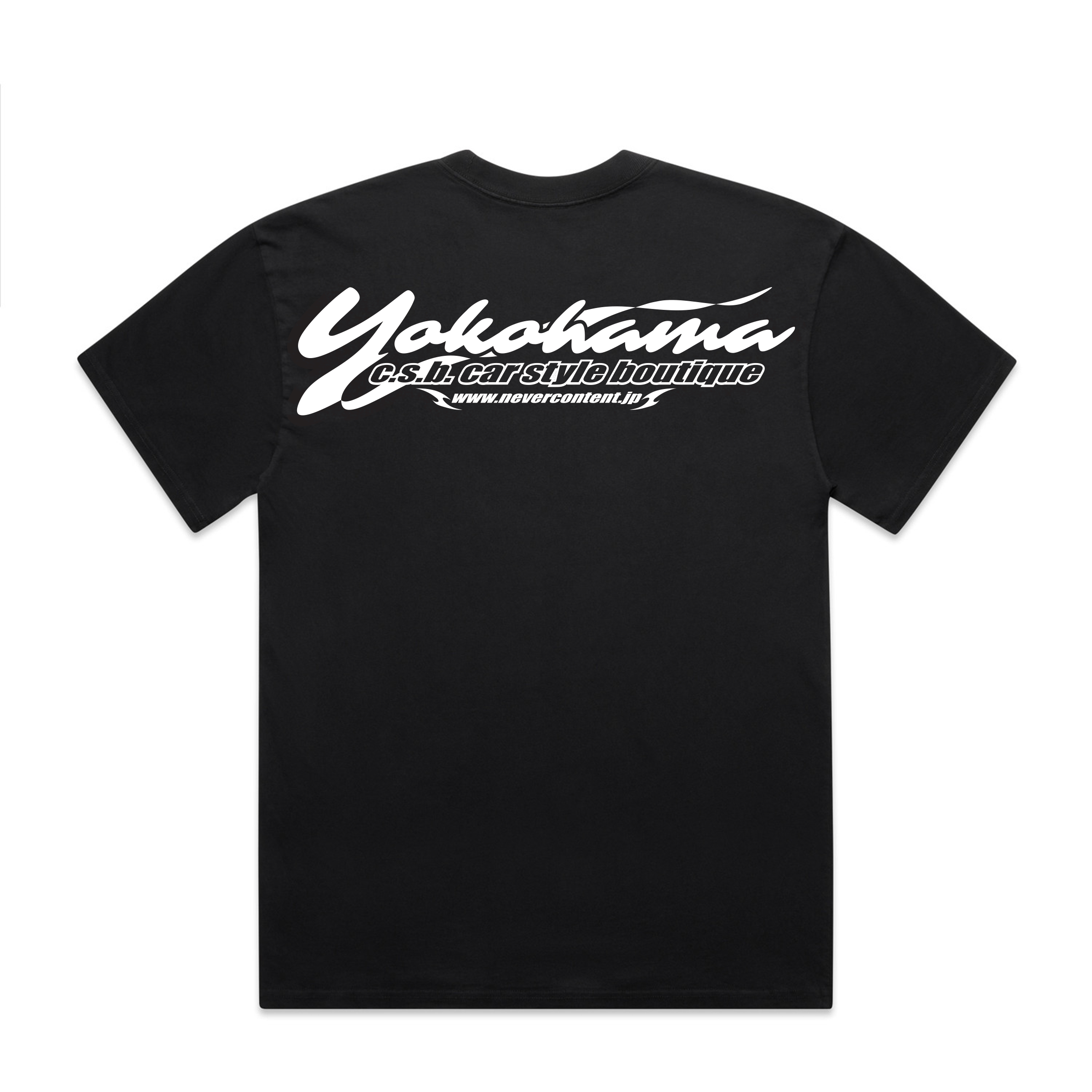 Yokohama Ribbon - Faded Black Shirt