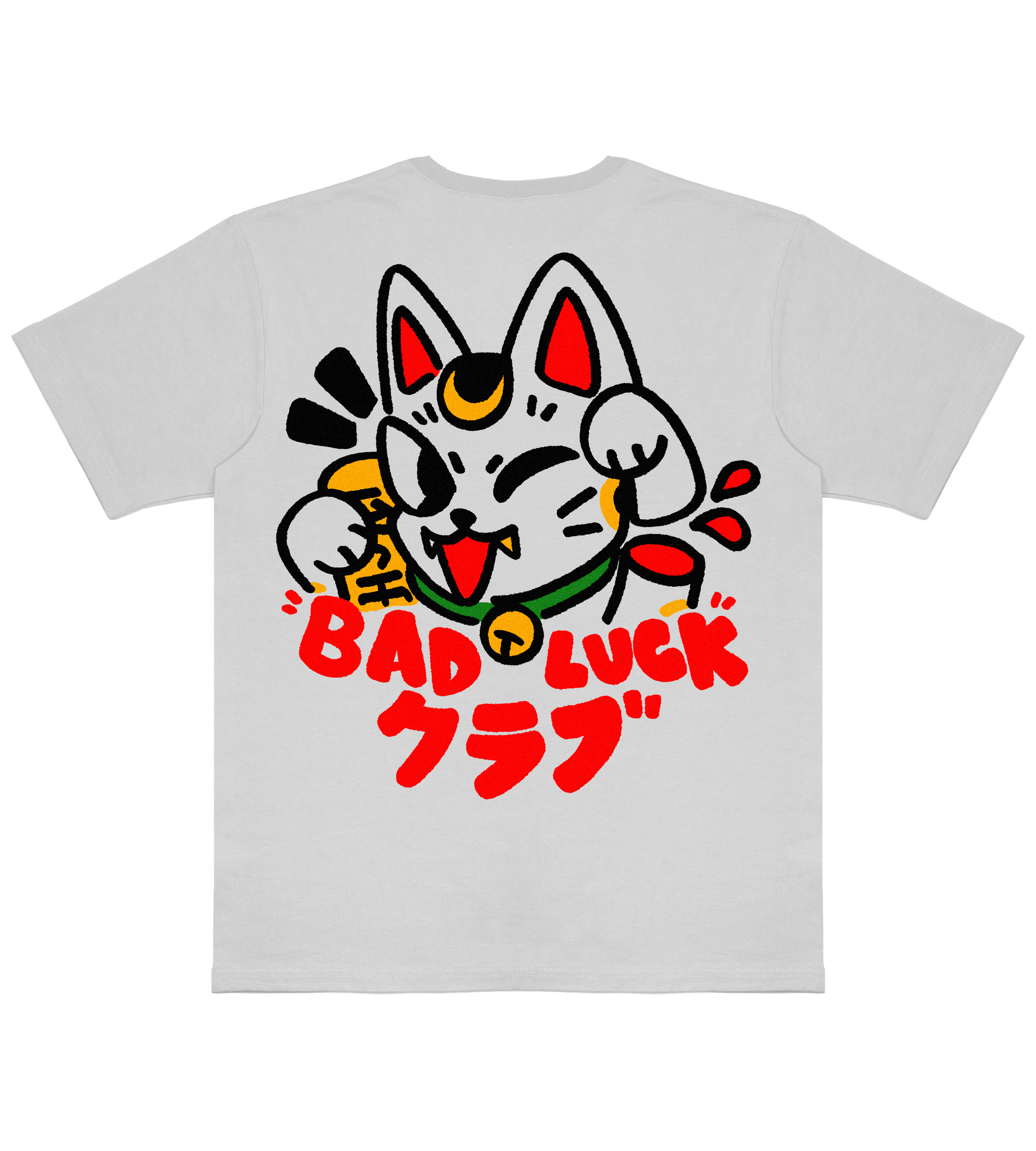 Neko Tee （Akubi）-ホワイト Neko Tee （Akubi）-ホワイト | harapeco Store