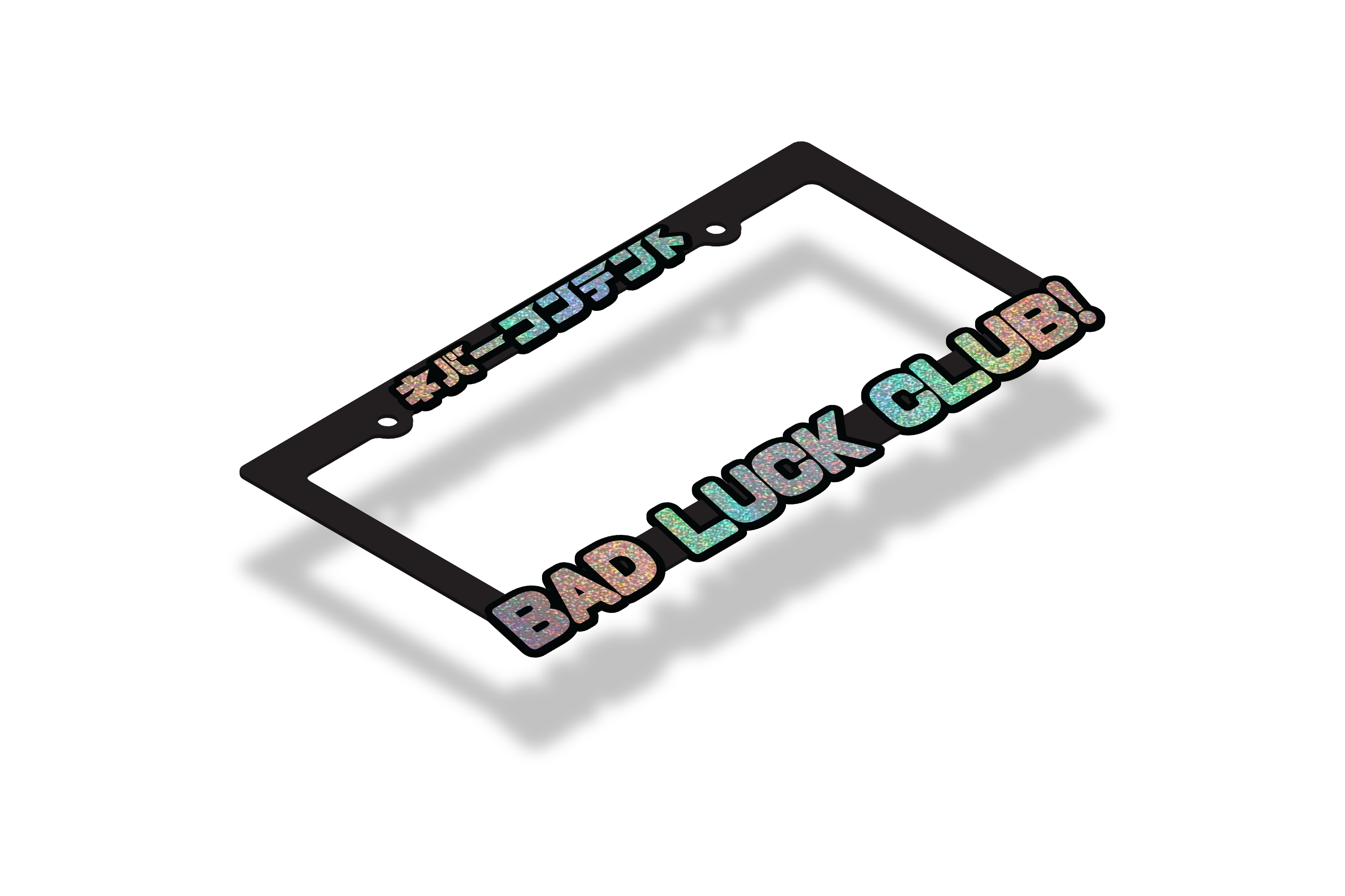 Bad Luck Club! V2 - Plate Frame