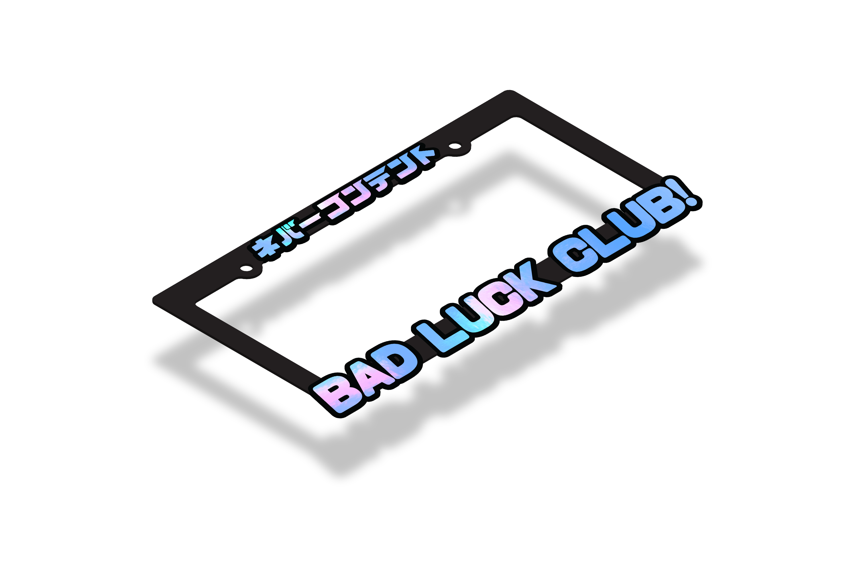 Bad Luck Club! V2 - Plate Frame