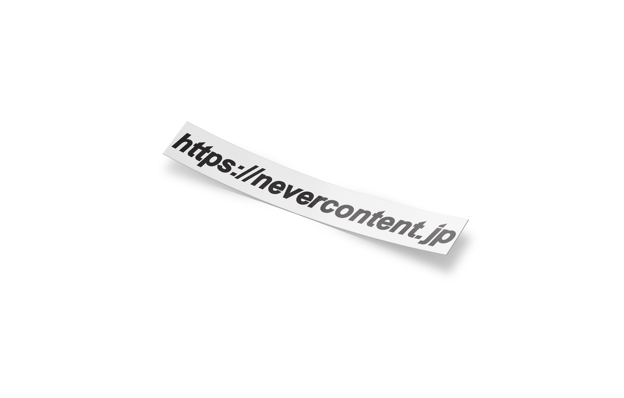 Never Content URL - Die-Cut