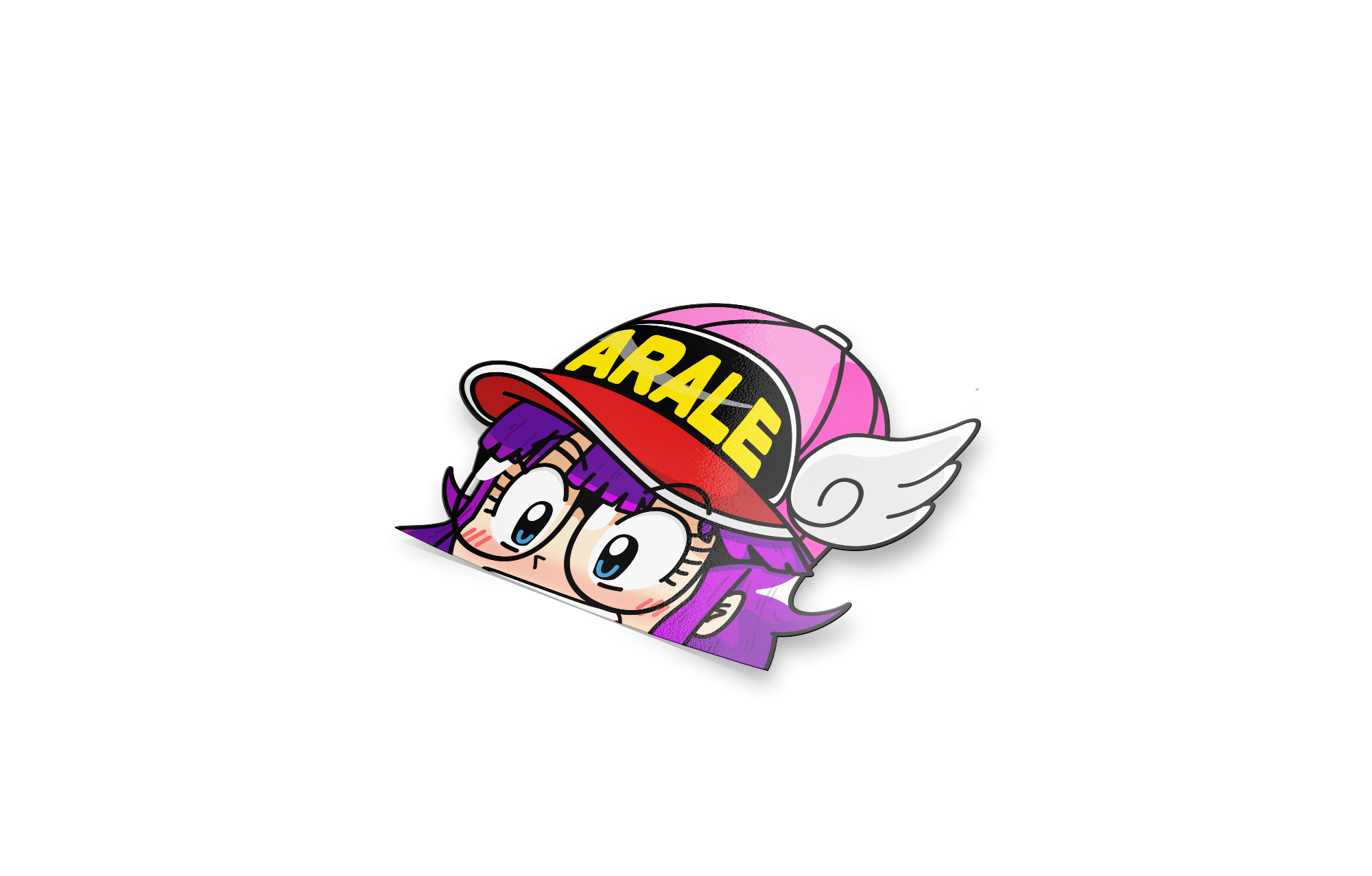 Peeking Arale