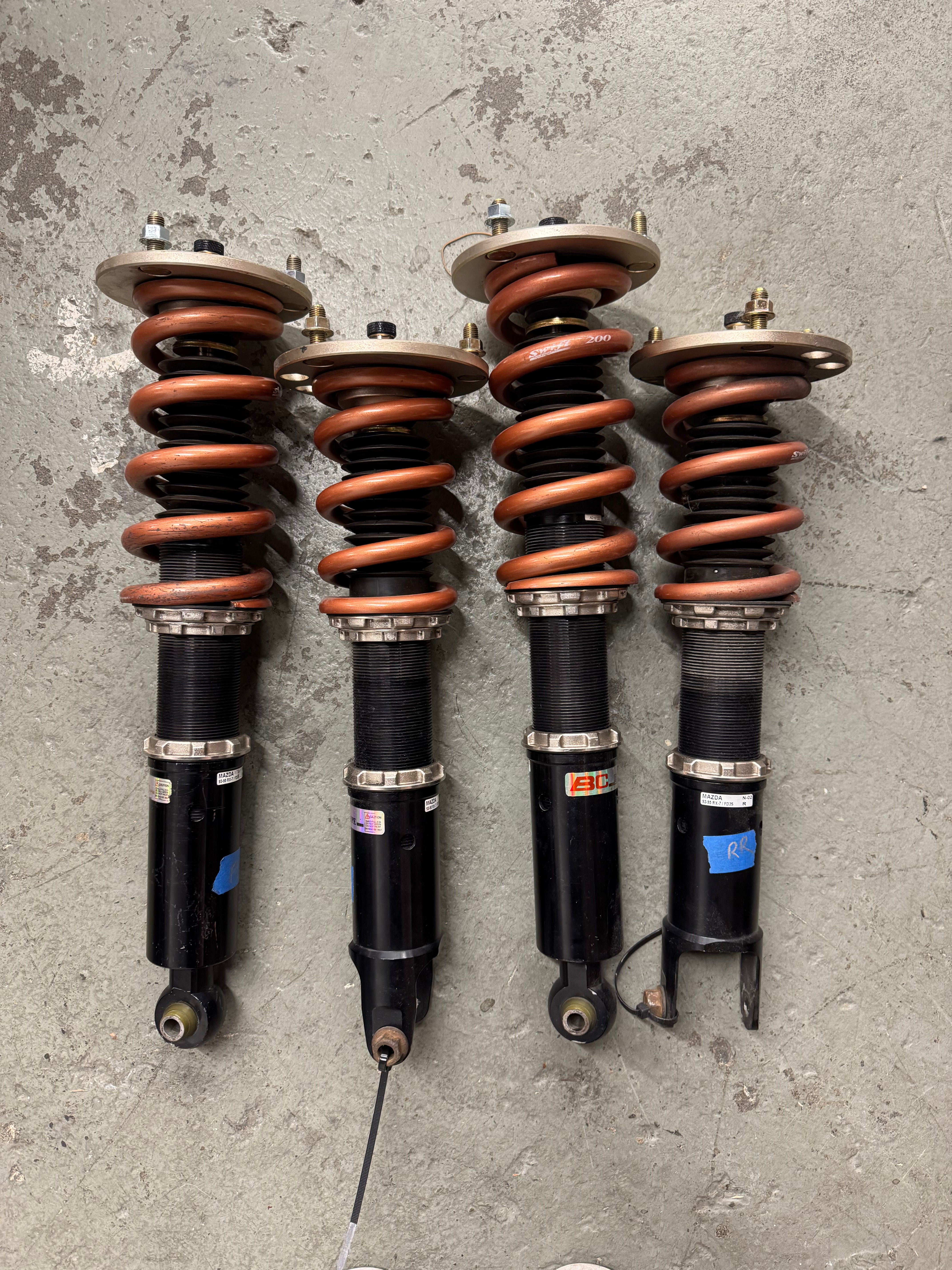 FD RX-7 BC Racing Coilovers *USED*