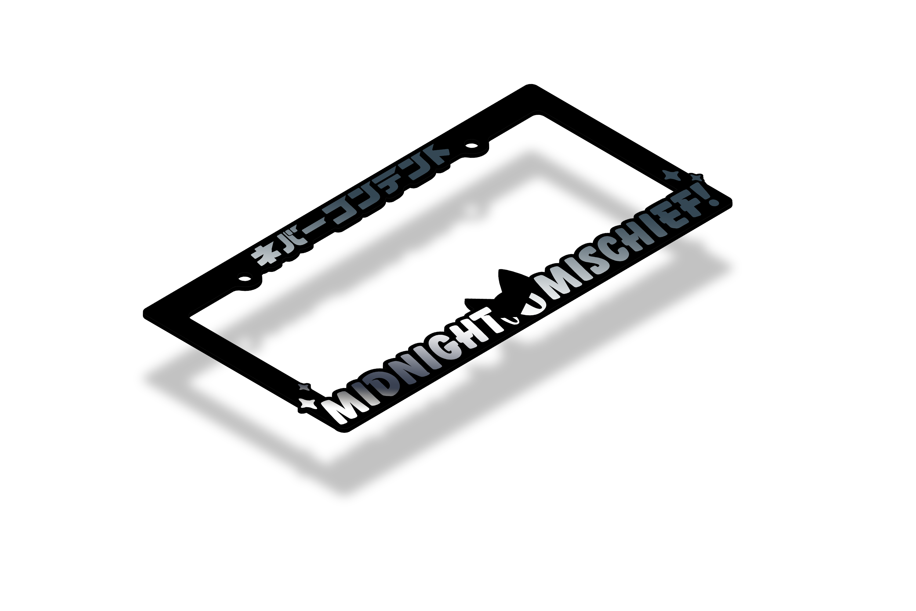 イメージ ネームプレート じぇいず工房 ホワイトカラーでチラ見防止！アクリル Mサイズ(55x25mm) アイドル
