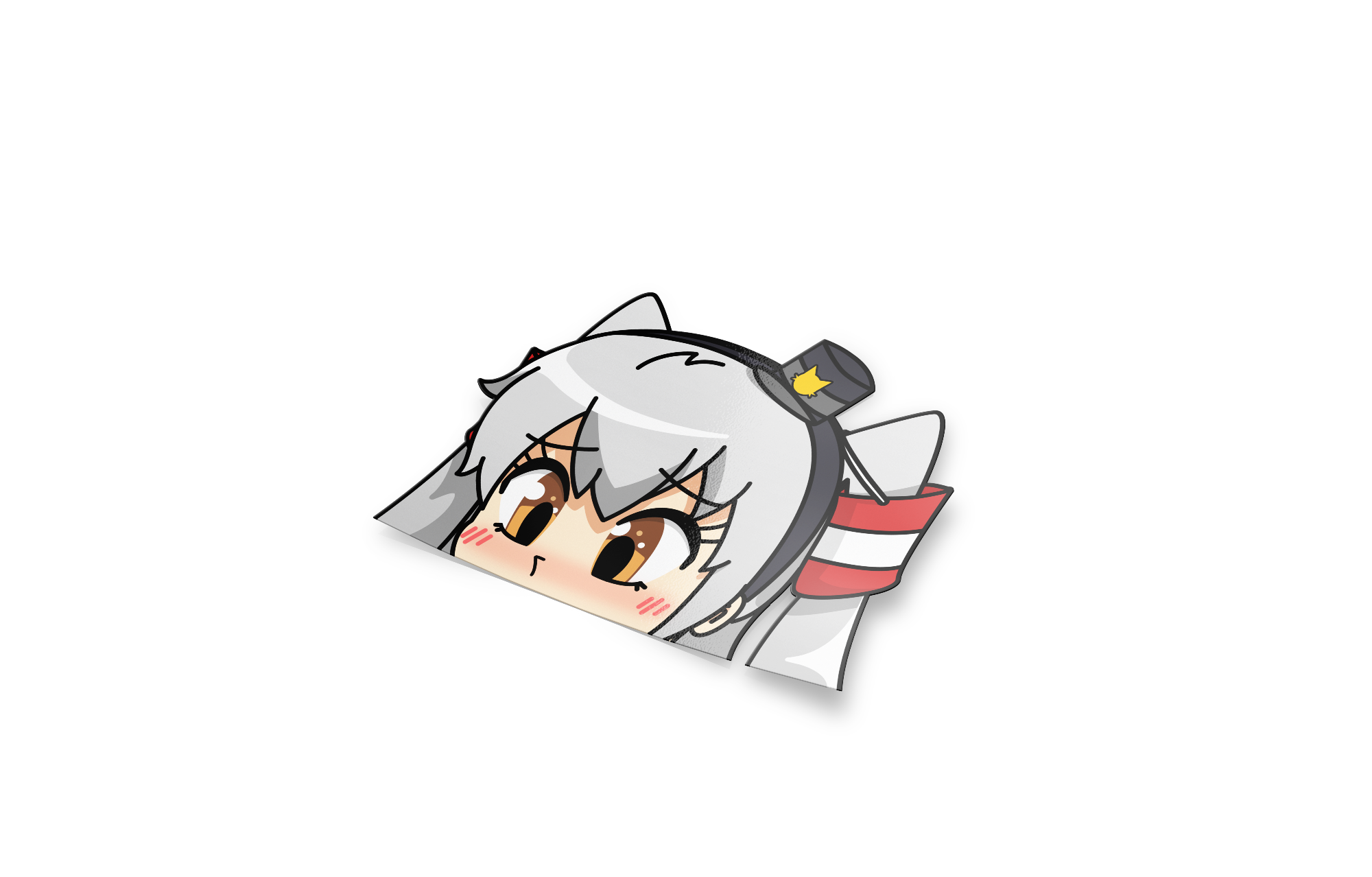 Peeking Amatsukaze