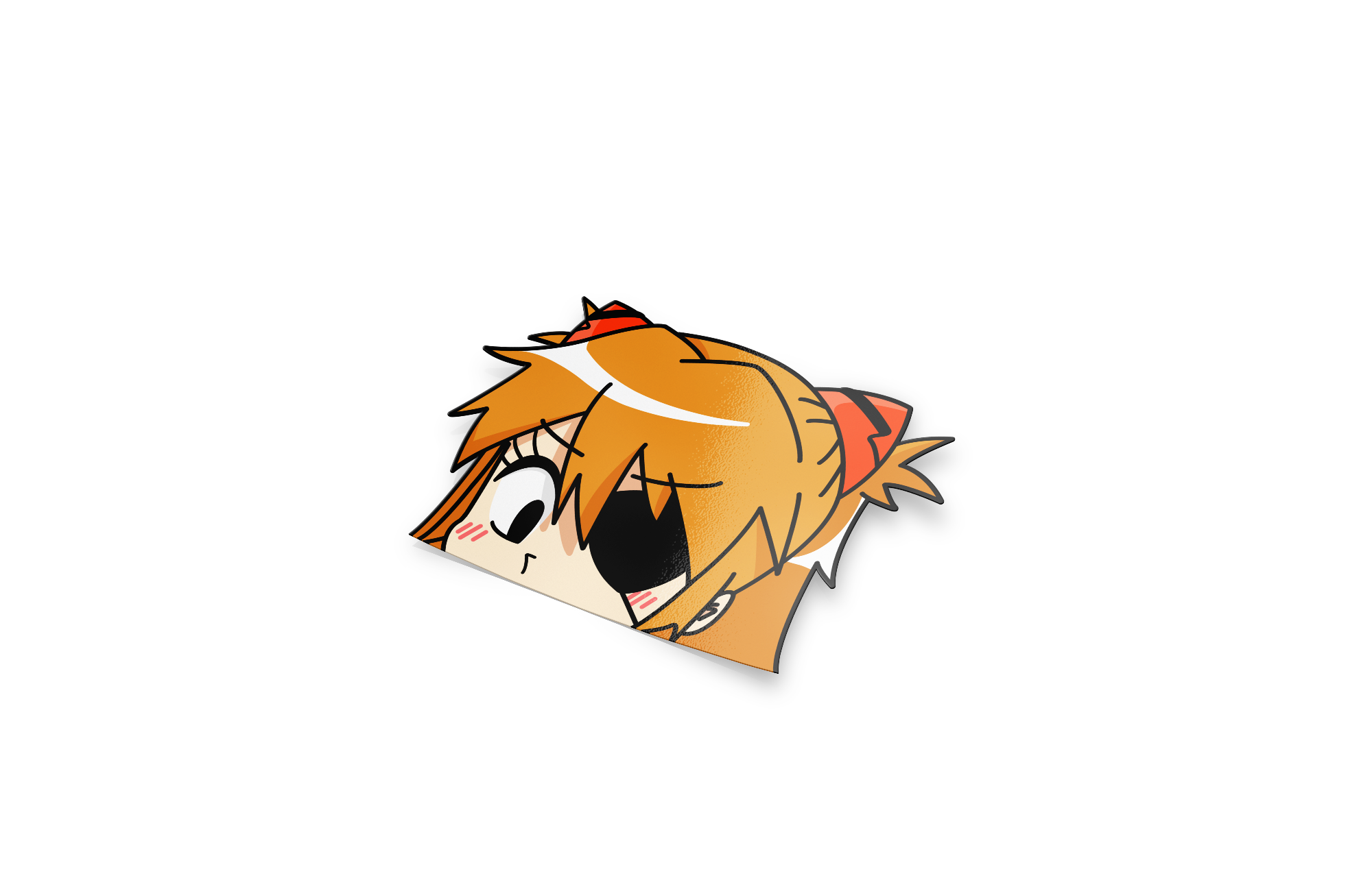 Peeking Asuka