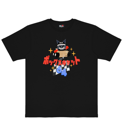BOXCAT64 - Faded Black Shirt