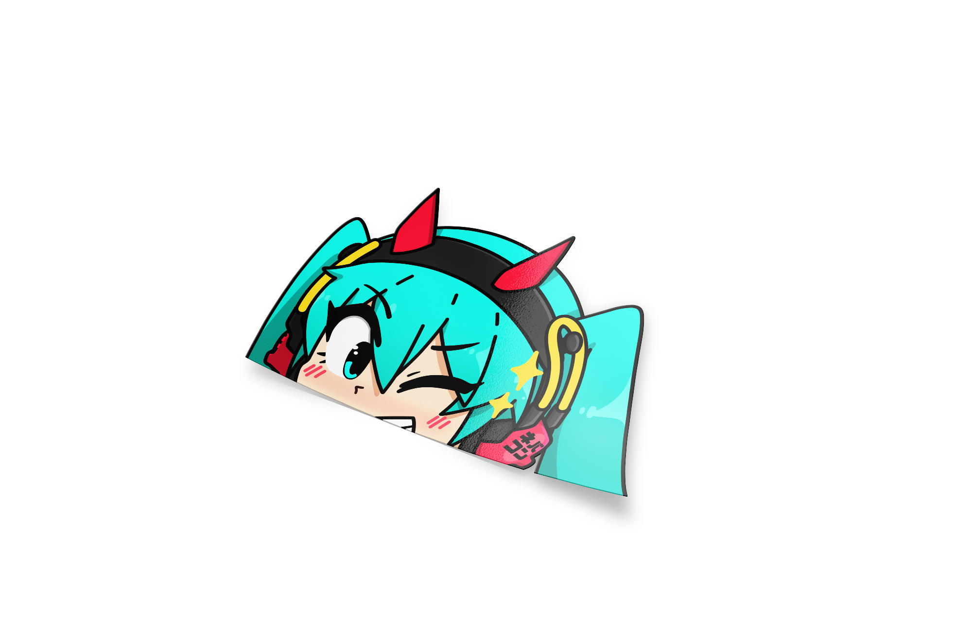 Peeking Racing Miku