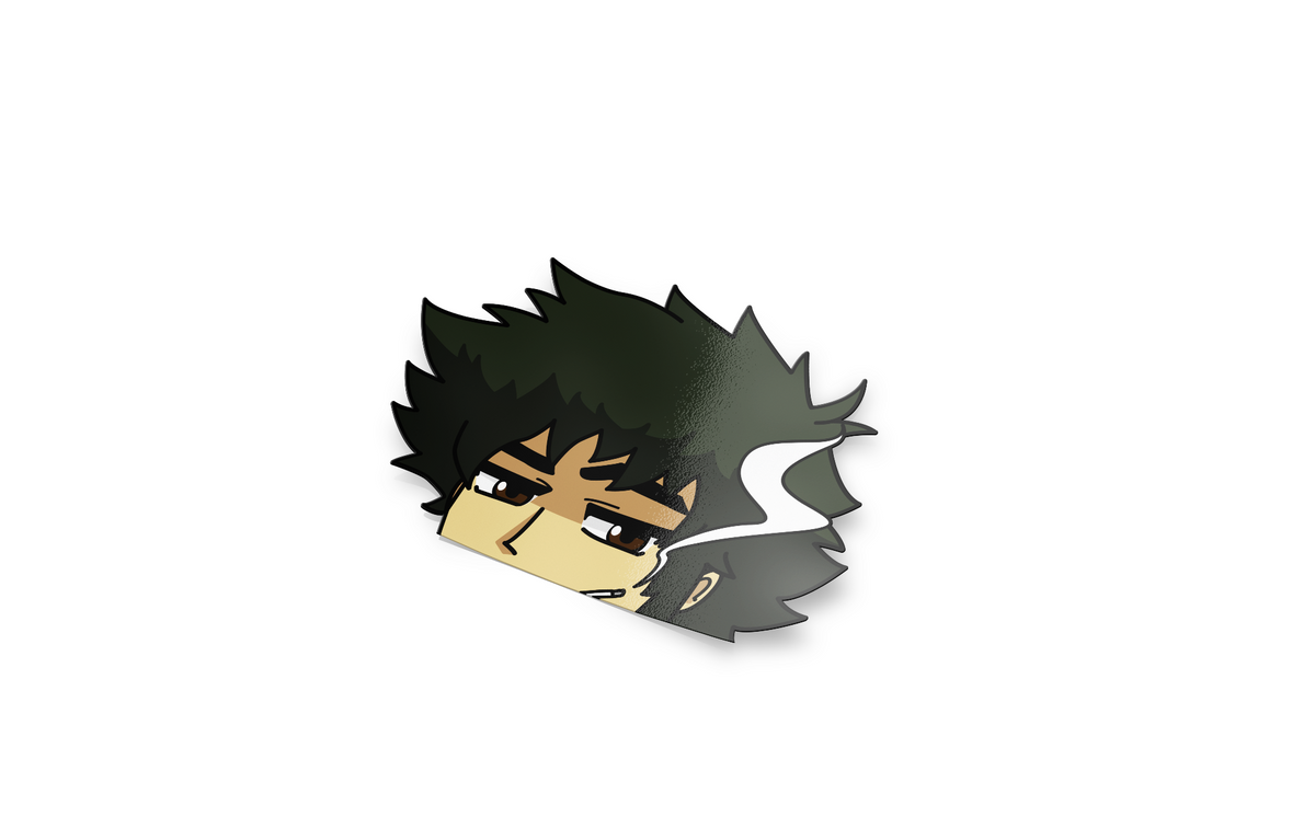 Peeking Spike Spiegel