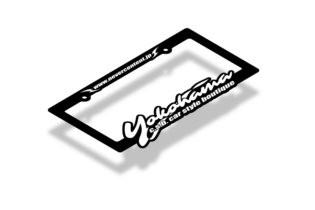 Yokohama Ribbon - License Plate Frame v2